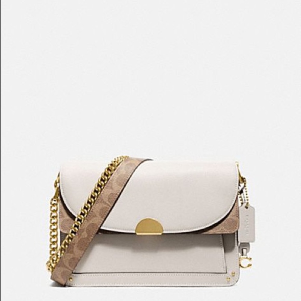 Coach Dreamer Signature Canvas Shoulder Bag